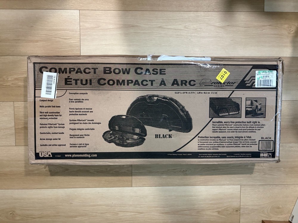 Plano Protector Compact Bow Case, Black, Archery Storage New