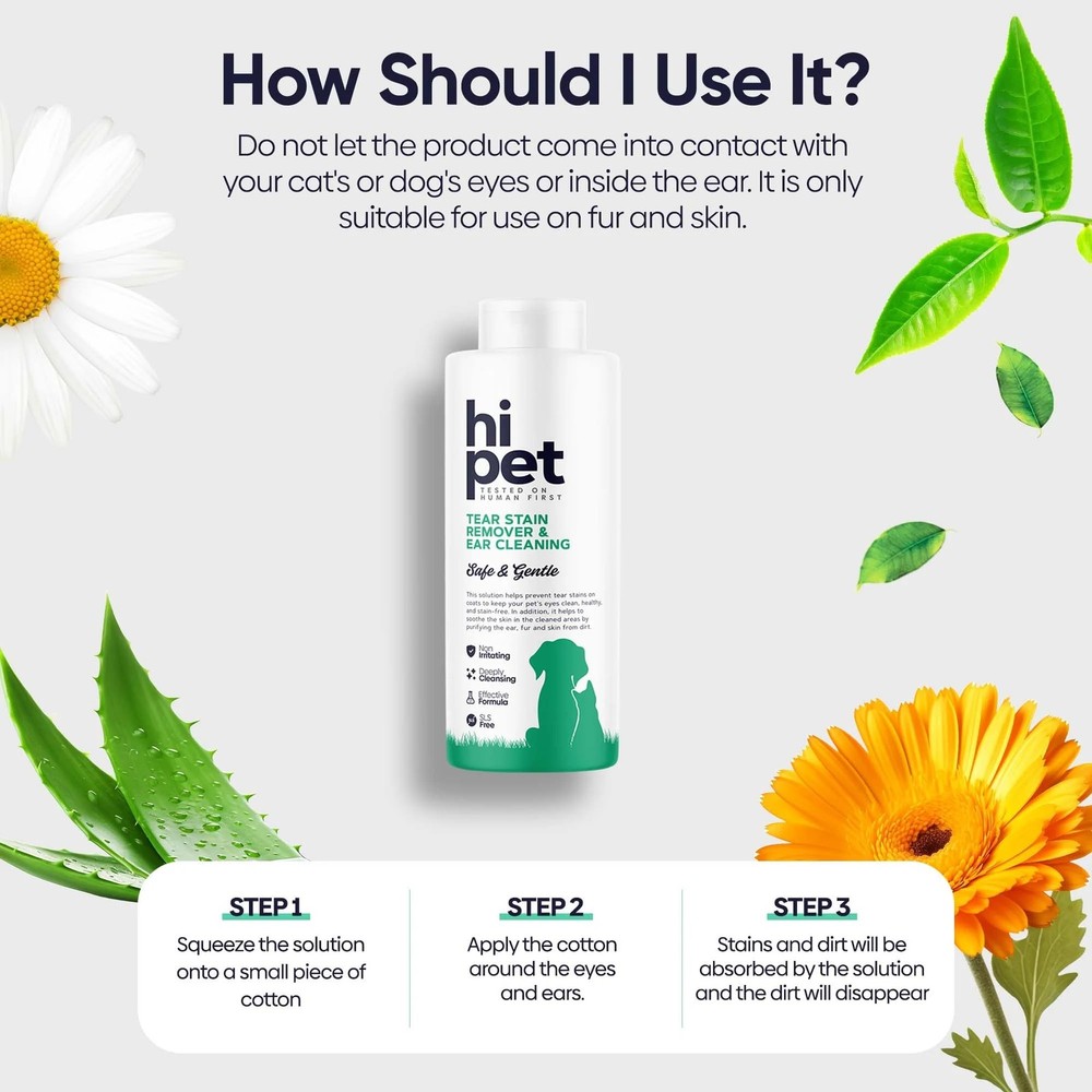 Hipet Tear Ear Cleaning Solution 120 ml