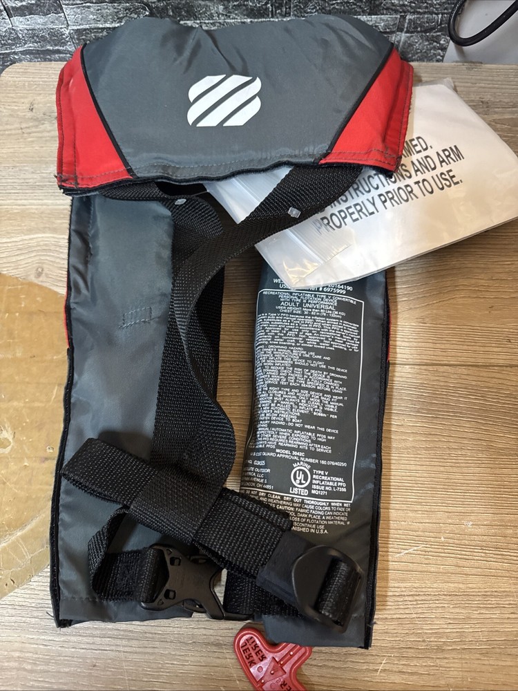 WM Inshore Automatic/Manual Inflatable Life Jacket 20164190 Red