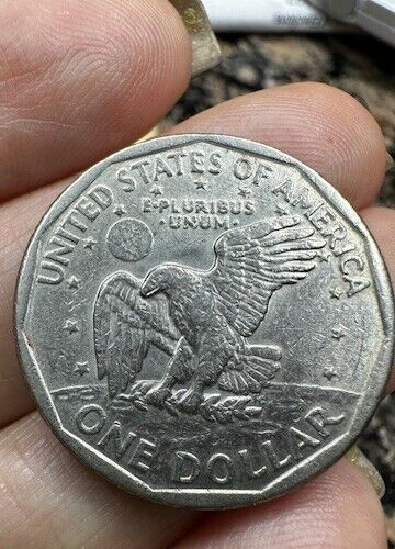 1979P Susan B Anthony Dollar with Filled Mint (XF) error See Pic's