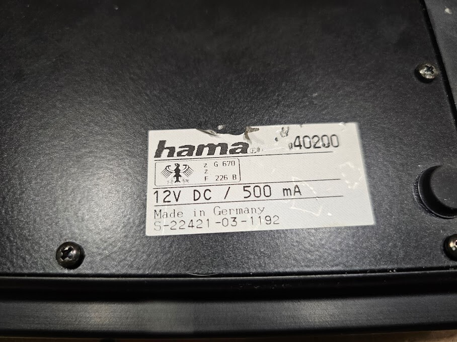 Hama Video Cut 200 Editing Console - Working, Signs of Use, Broken Button