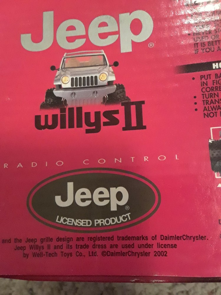 Radio Control Jeep willys II 2002 MAX COLLECTORS. NIB