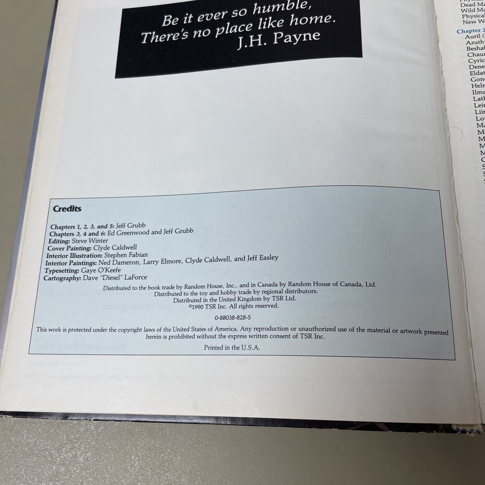 TSR Forgotten Realms Forgotten Realms Adventures