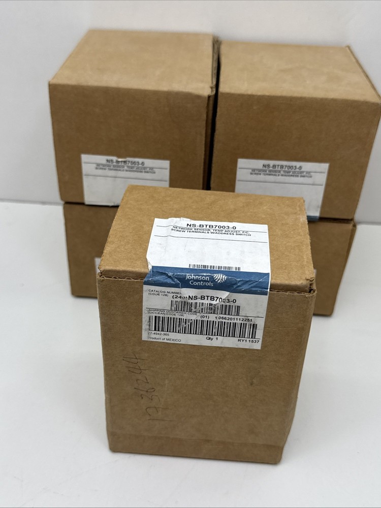 JOHNSON CONTROLS NS-BTB7003-0 NETWORK SENSOR TEMP ADJUST W/ADDRESS SWITCH