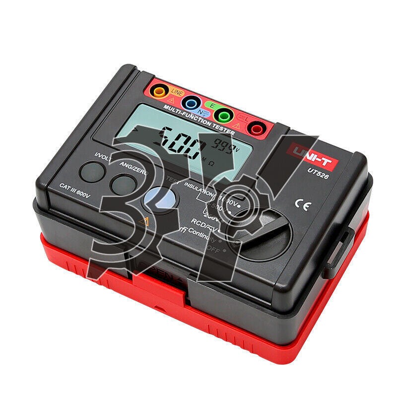 UNI-T UT526 Electrical Insulation Tester1000V 500MΩ RCD Test Continuity VAC/DC