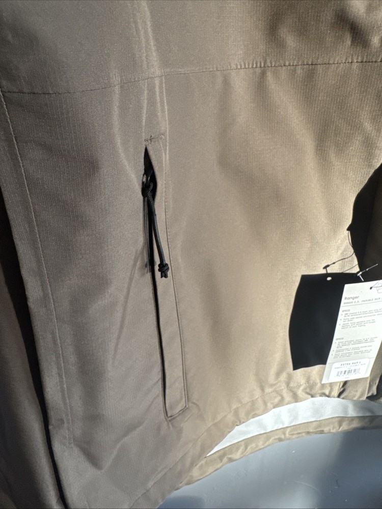 FOX Racing Rain Jacket RANGER Off Road Enduro PACKABLE Into Pocket Ash Medium