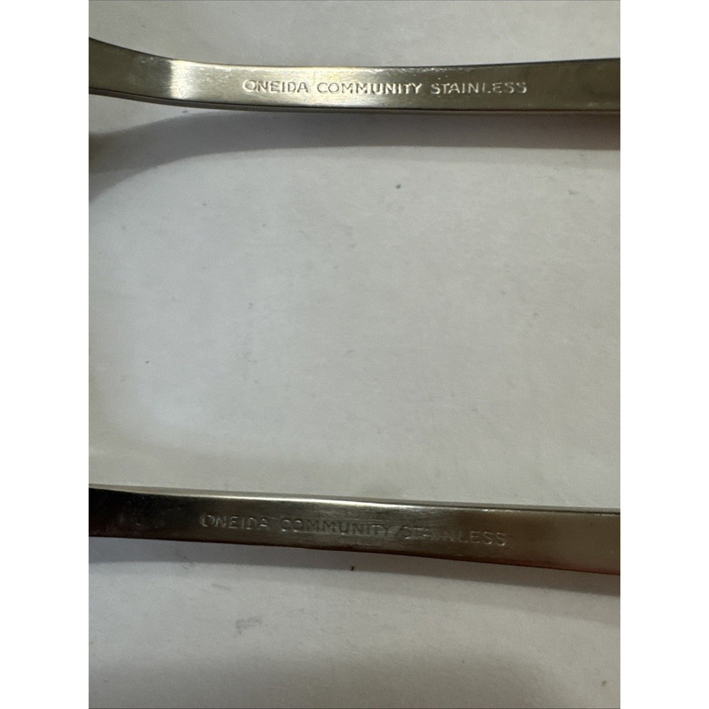 Serving Spoon and Fork - Oneida Patrick Henry Community Stainless Flatware
