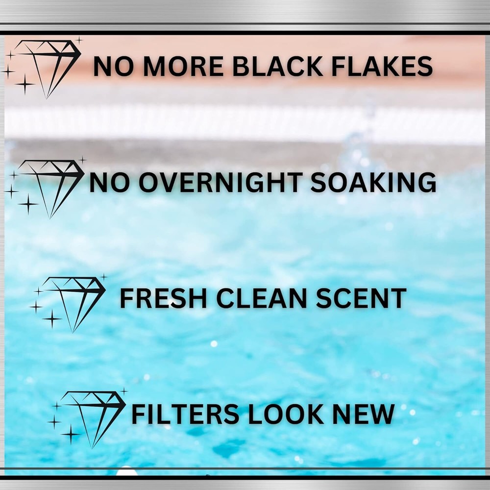 Black Diamond Stoneworks Ultimate Spa Filter Cleaner Fast-Acting 1-Quart
