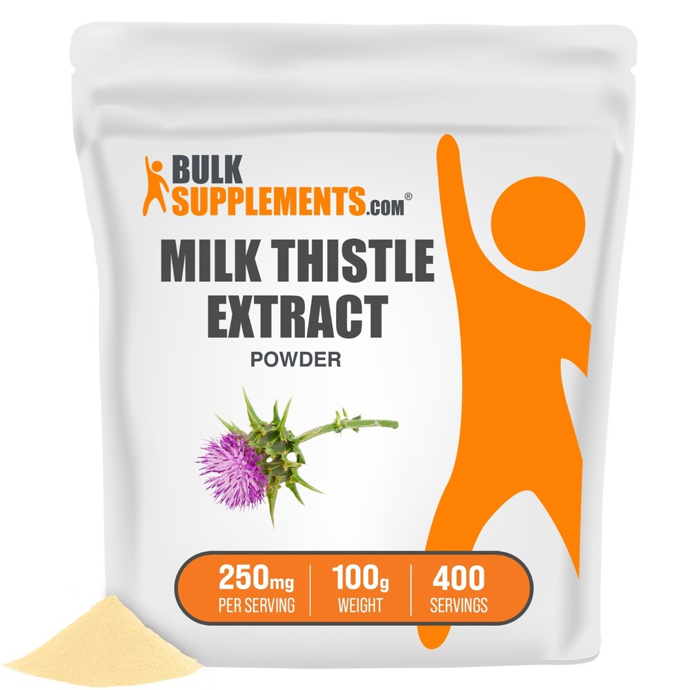 BulkSupplements Milk Thistle Extract Powder - Support Healthy Liver Function