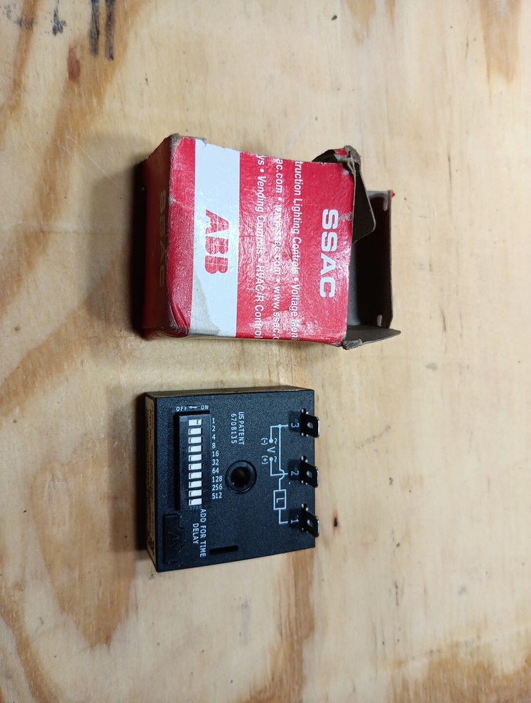 ABB kspua2m (G1908XLF) SOLID STATE TIMER SSAC Time Delay 15 Sec 120VAC