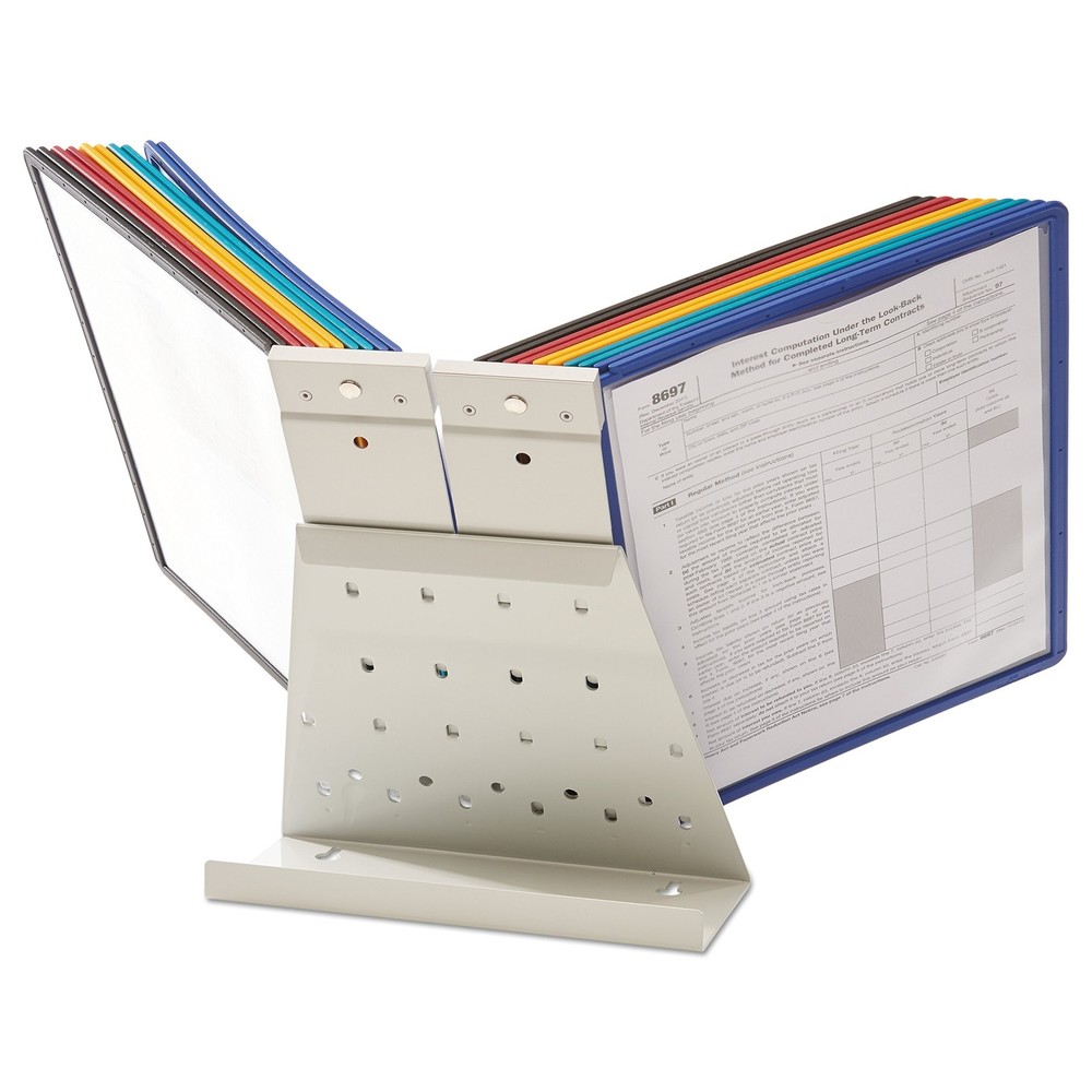 Durable VARIO 40 Pocket Desktop Reference System - Letter Size 20 Double-Side...