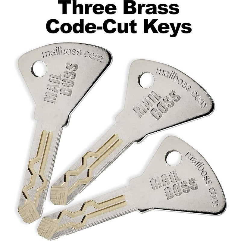 Locking Security Mailbox USPS Approved Anti-Theft Parcel Drop Steel Construction