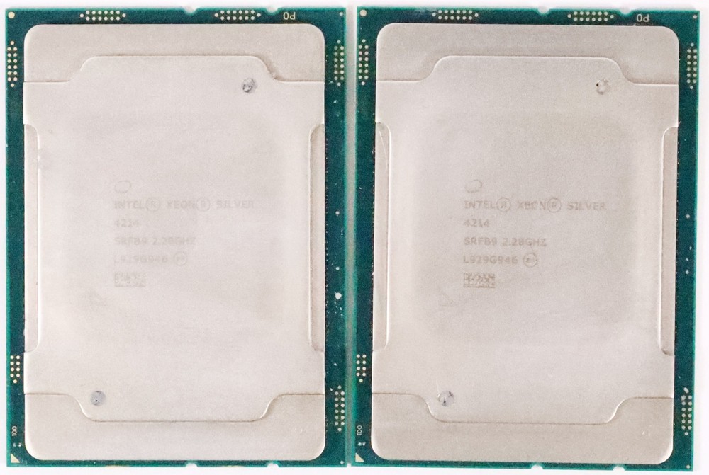(Lot of 2) Intel Xeon Silver 4214 2.2GHz 12-Core SRFB9 Server Processor