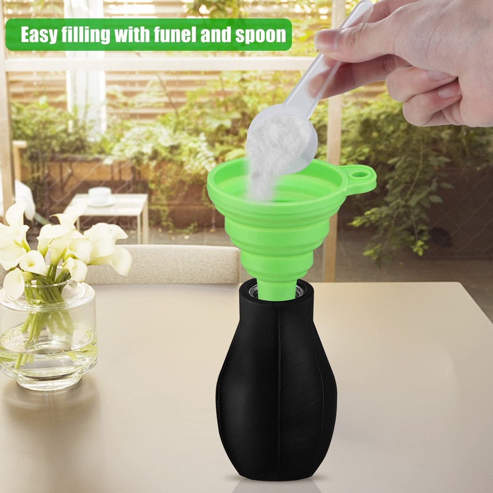 Bulb Duster Sprayer Insect Buster – Handheld, 7" Extendable Applicator Dispenser