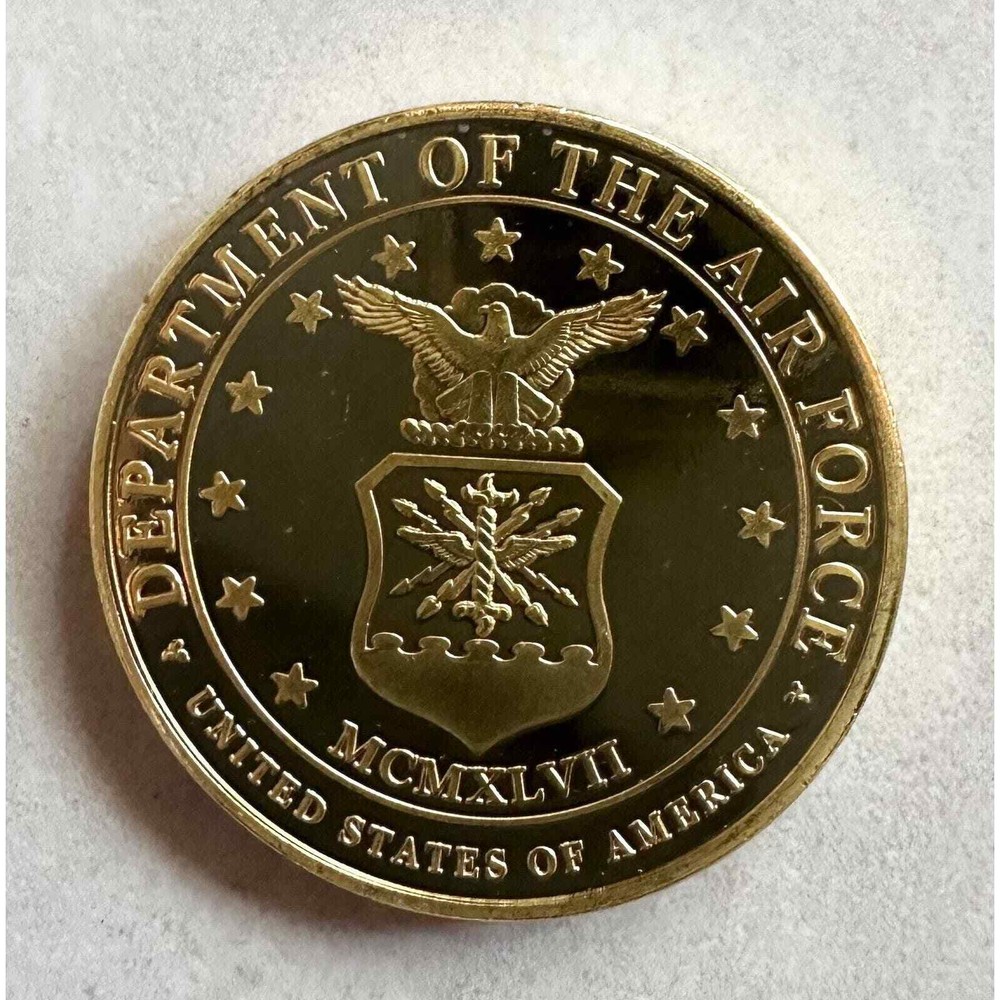 USAF AIR FORCE MATERIAL COMMAND Challenge Coin Wings