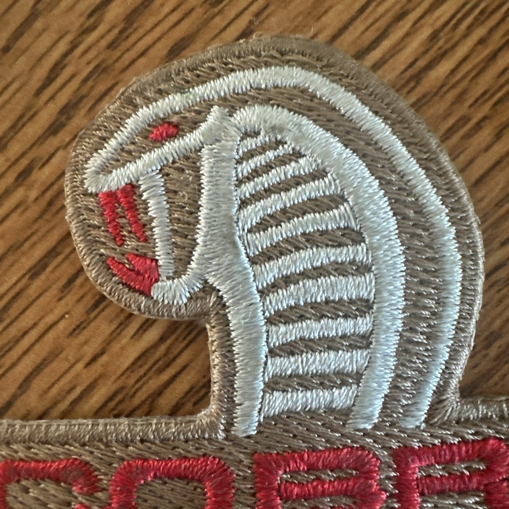 Coiled Cobra Snake Patch - Ford Licensed Product