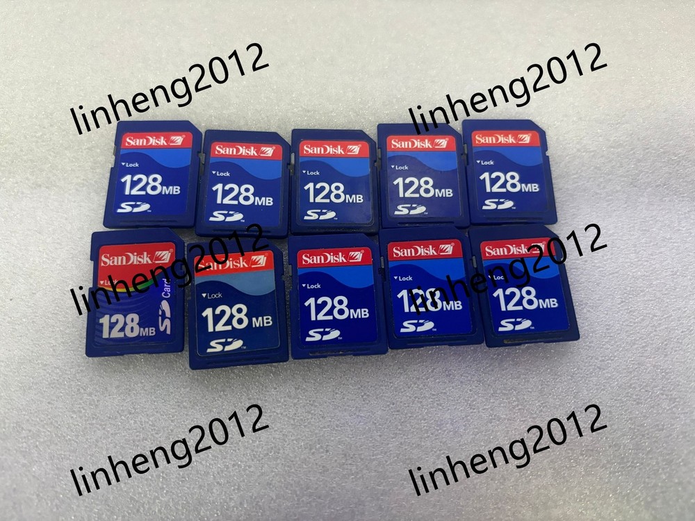 10PCS  Genuine SanDisk 128MB SD Memory card