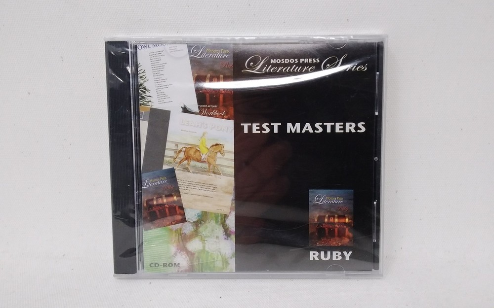 Mosdos Press Literature Series Ruby Test Masters CD-ROM Educational Software
