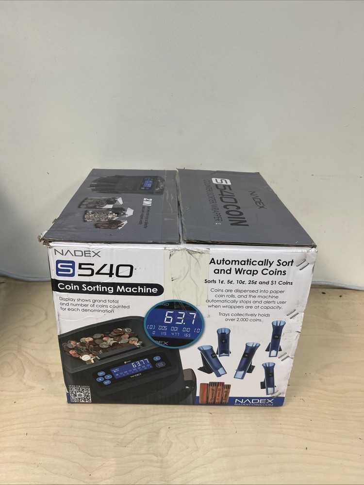 Nadex S540 Coin Sorting Machine Sorting Made Simple