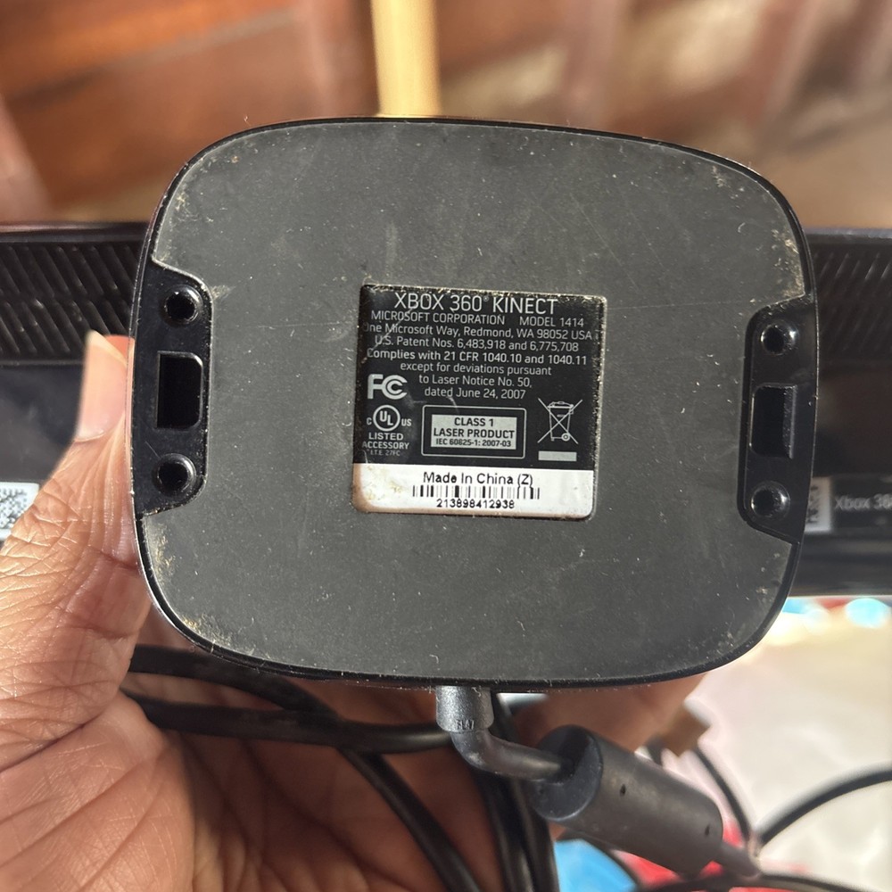 Microsoft Xbox 360 Kinect Motion Sensor Camera Wired Black