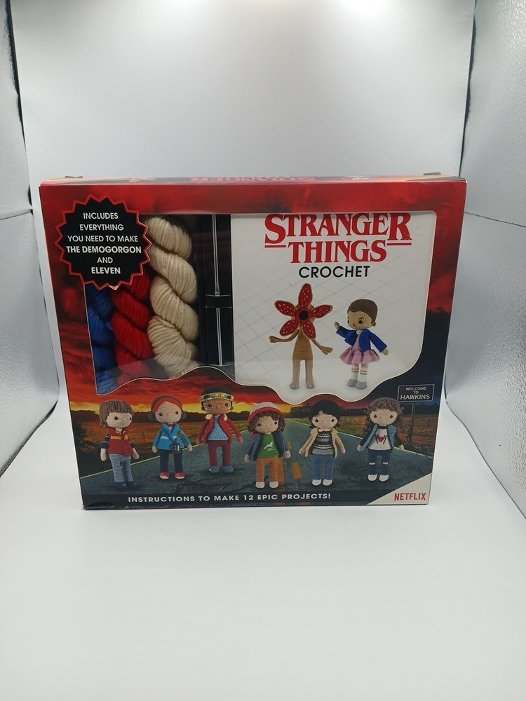 Stranger Things Crochet Kit 12 Patterns Thunder Bay Press New