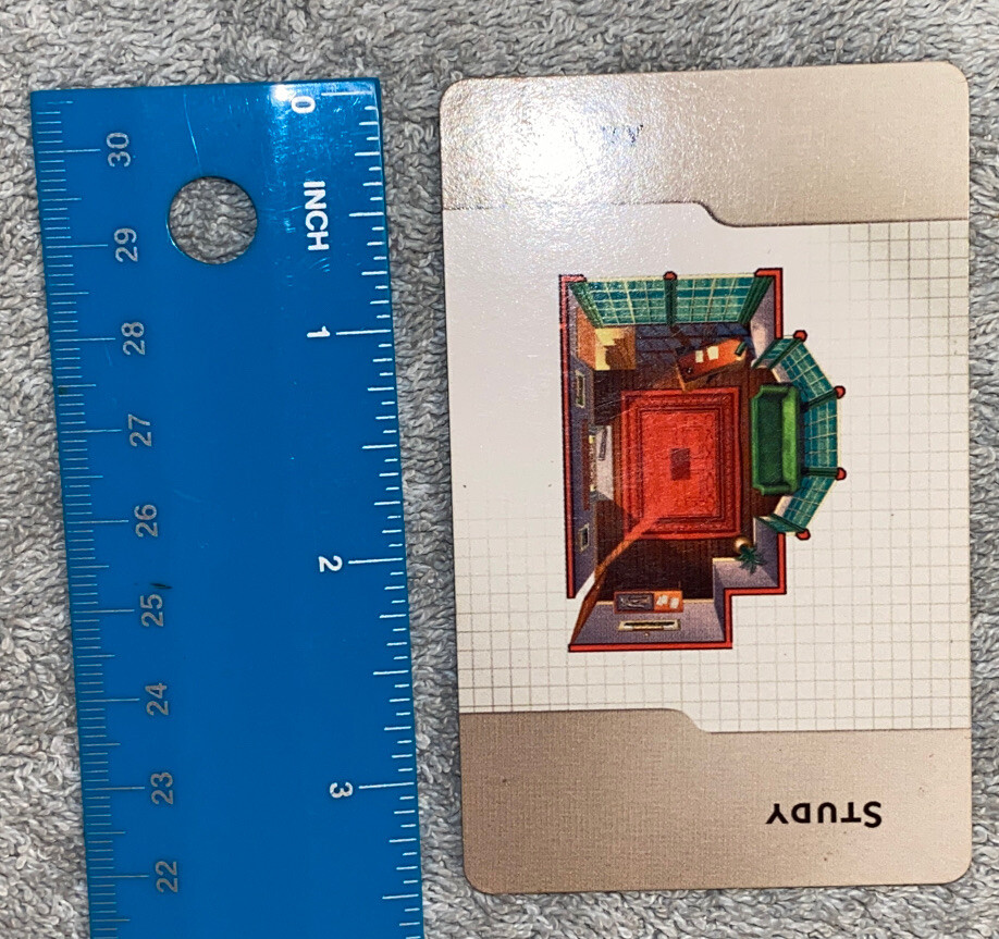 Clue 2005 Room Card Study Replacement Piece