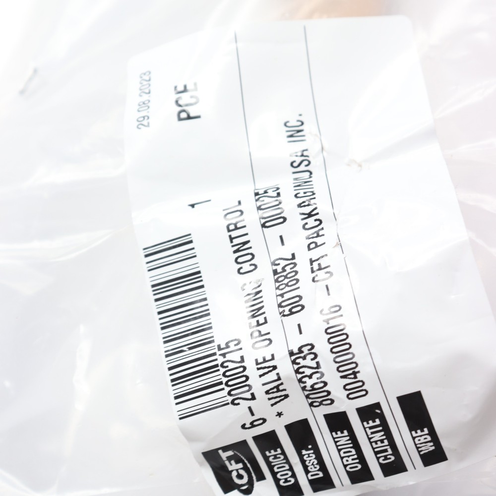 CFT Valve Opening Control 6-2000215