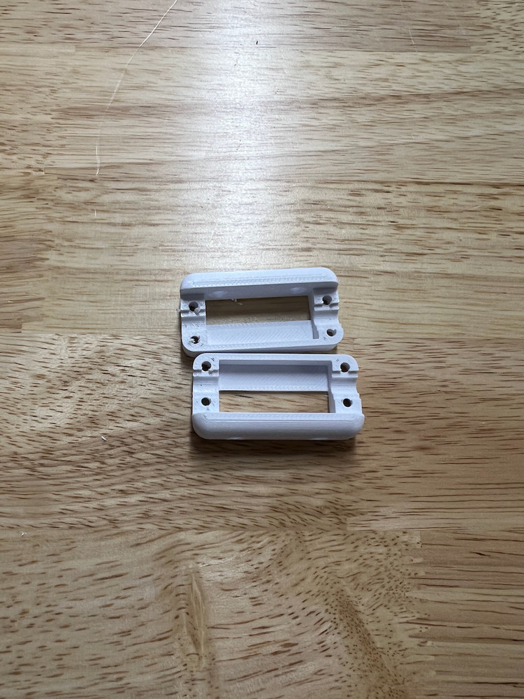 E-flite Timber upgraded landing gear retainer.