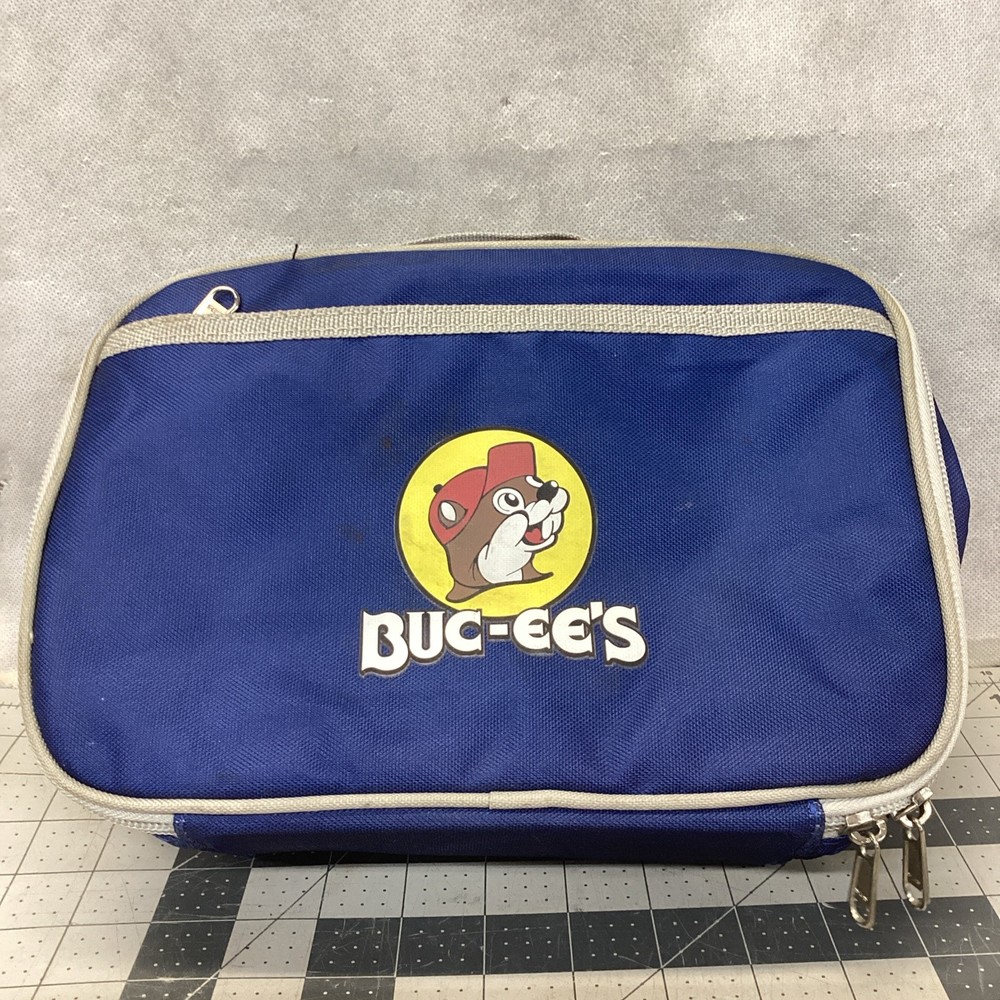 BUC-EES BLUE Zippered Lunch Box Tote