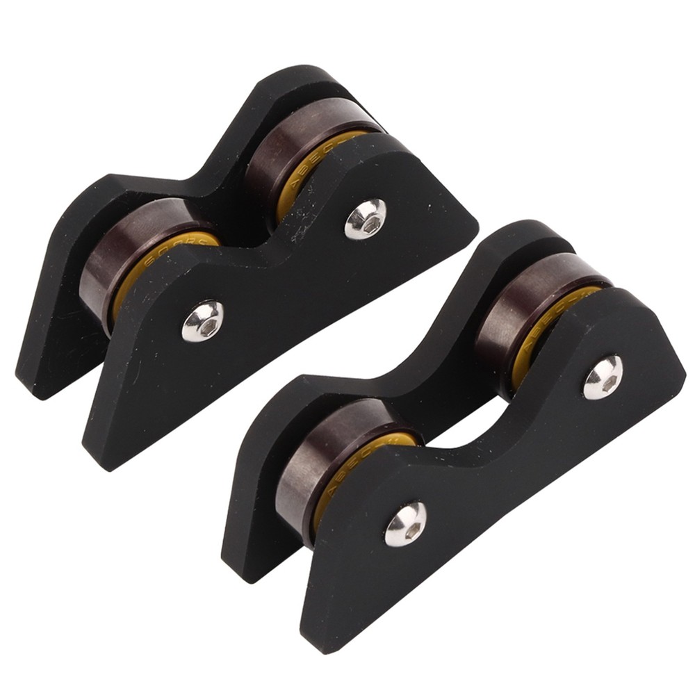 2pcs Pool Cue Straightness Checker Roller Detector