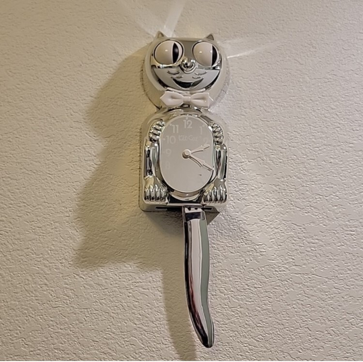 Millennium Kit-Cat Klock Rarest Kit Cat clock Chrome