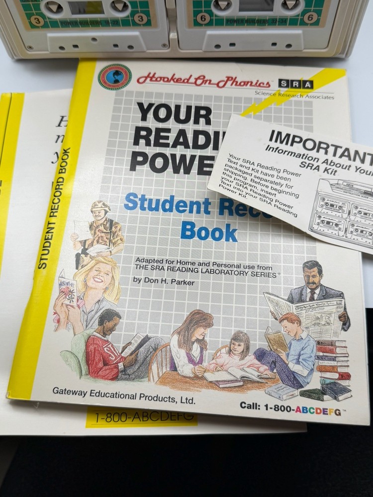 1992 Hooked on Phonics SRA Reading Power Classic Set Gateway Learning -Complete