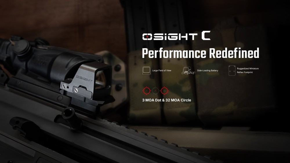 Olight Osight C Open Reflex Optic w/Replaceable Side-Loading Battery