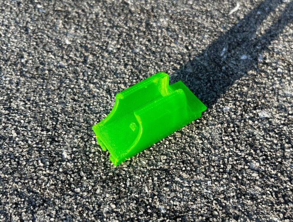 Green Traxxas Sledge Hobbywing Switch Mount 