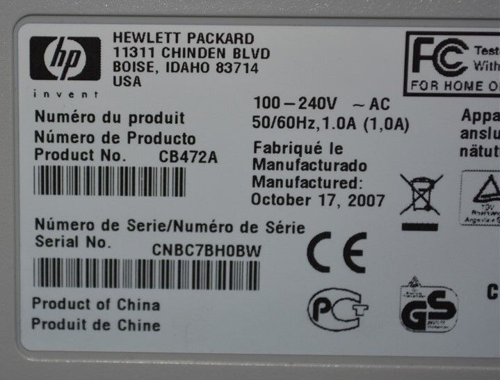 HP Digital Scanner 9250c CB472A Document Scanner SEE NOTES