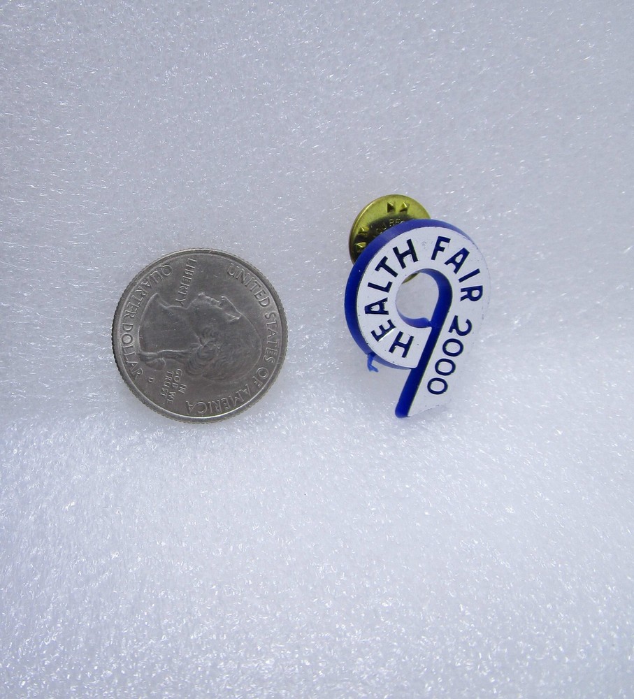 Health Fair 2000 Plastic Pin