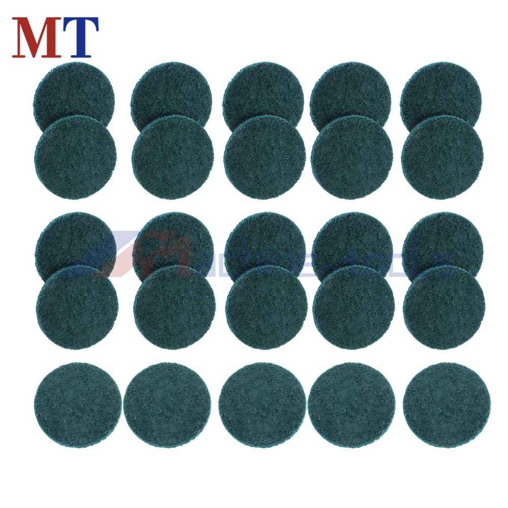 2" Fine Nylon Surface Conditioning Quick Change Sanding Discs - 25 Pack