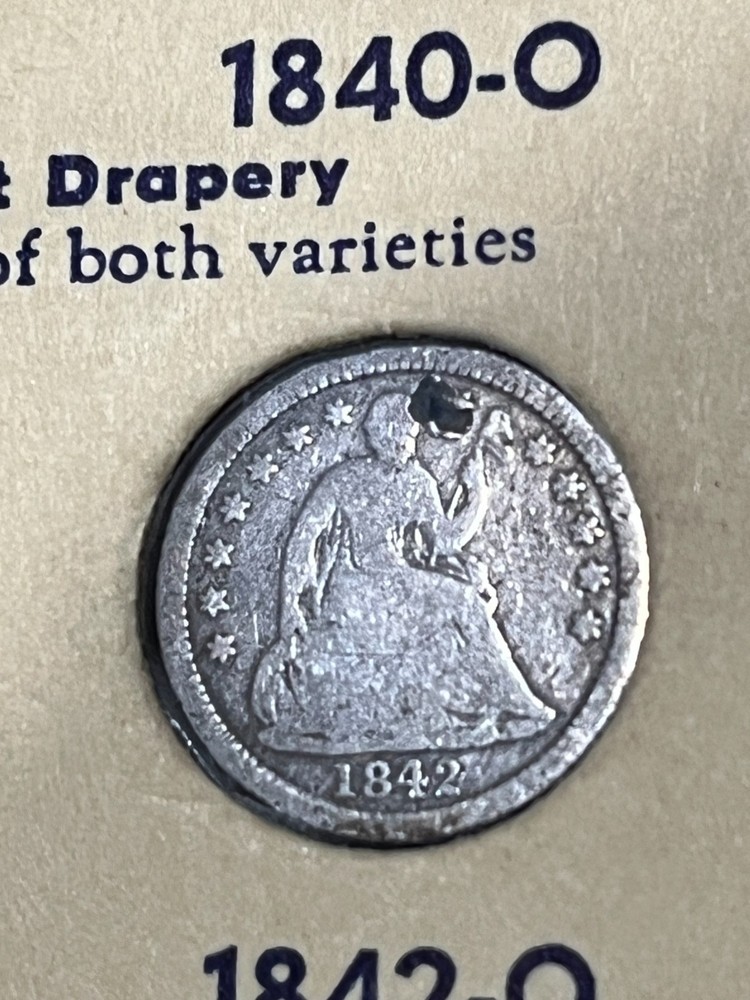 1842-O Half Dime