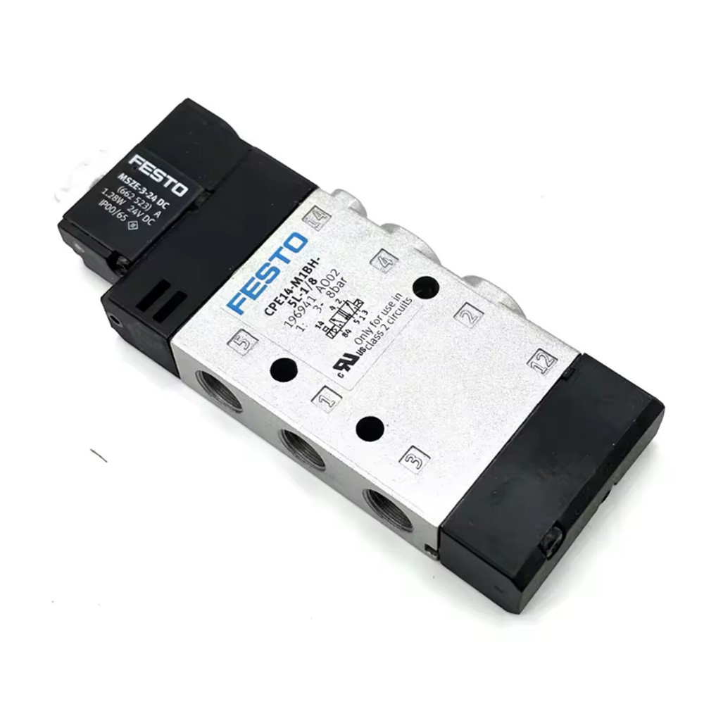 New In Box FESTO CPE14-M1BH-5L-1/8 196941 Solenoid Valve US Stock