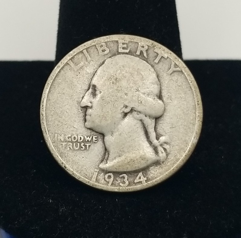 1934-P Washington Quarter #4871