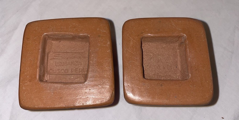 Small Peruvian Clay Taper Candle Holder Cusco Peru