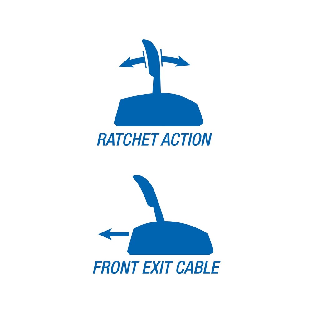 B&M 80683 Automatic Ratchet Shifter QuickSilver Universal 3 & 4-speed