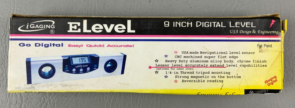iGaging E Level 9” Digital Level