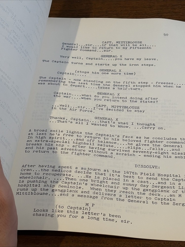 Vintage Unproduced Screenplay “Two Algerian Knights” Script LA