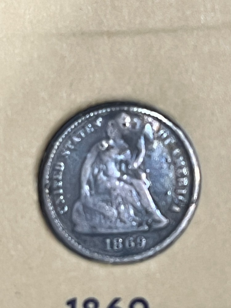 1869 Half Dime