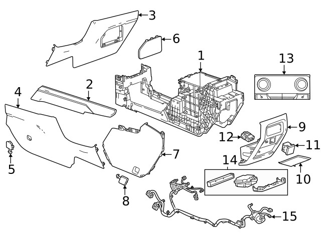 Genuine GM USB Port 13549942