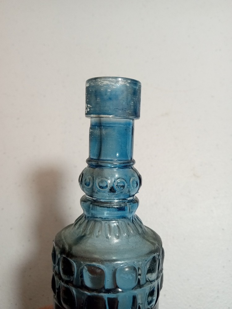 Small 6.5" Blue Bottle