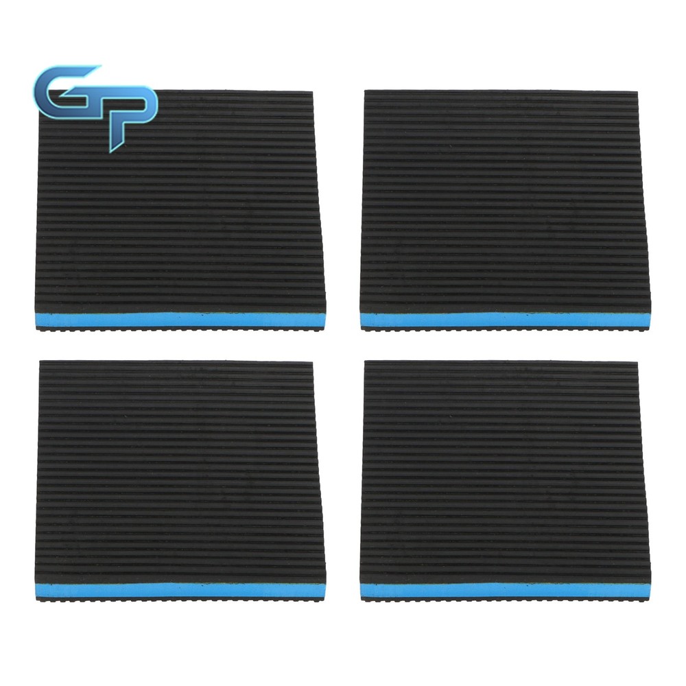 4 Pack 6"x6"x7/8" Equipment Vibration Pads Multi-Layer Construction