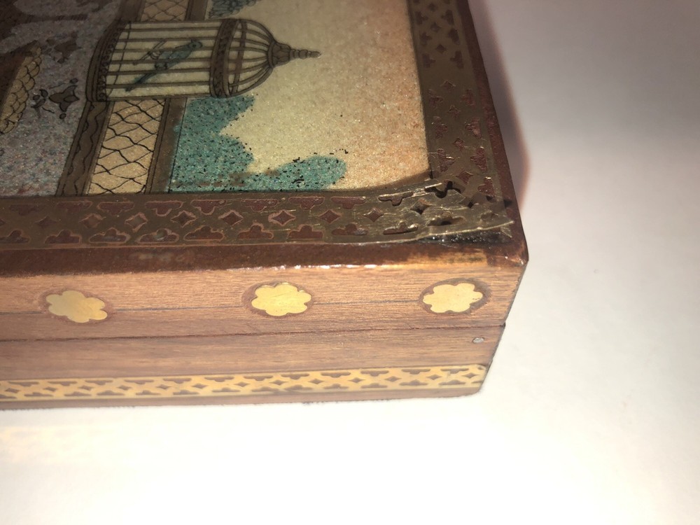 Vintage Middle Eastern Turkish WOOD BOX