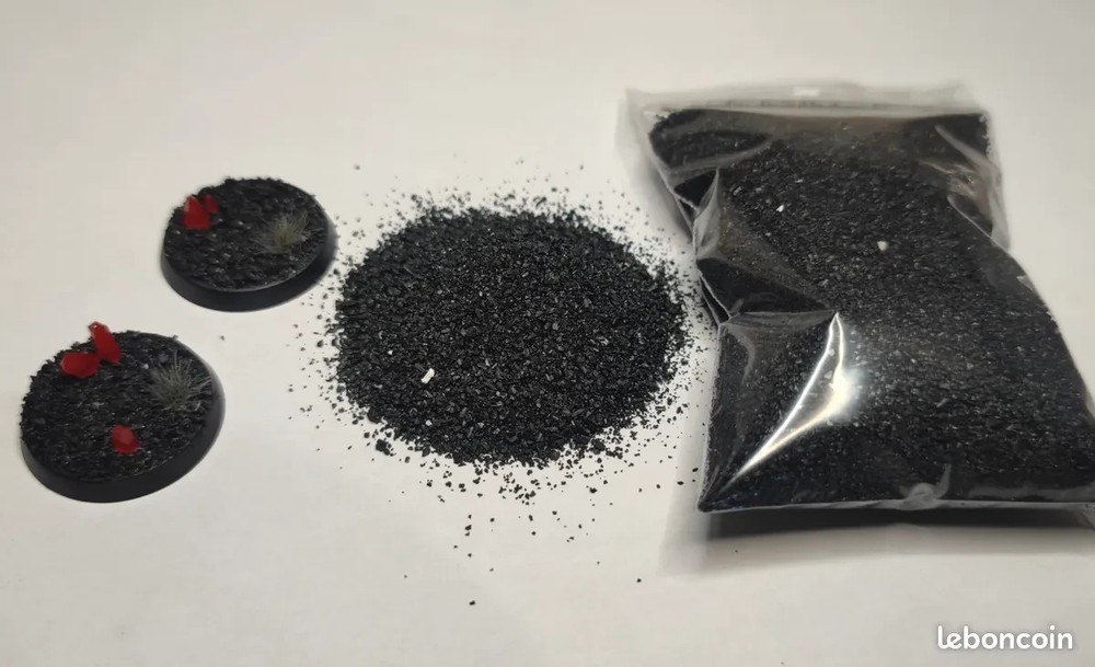 100g +Sand/Black Flocking Warhammer/Other Model Making